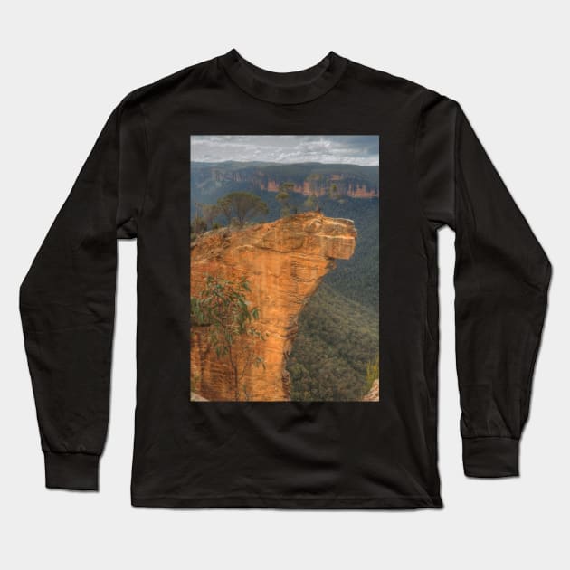 Hanging Rock .. the long view Long Sleeve T-Shirt by Michaelm43